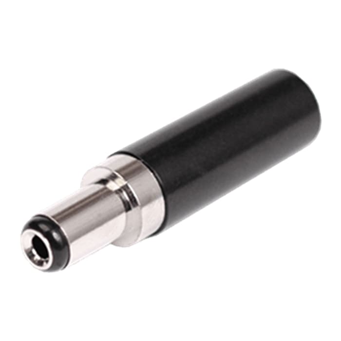 Same Sky, PP3-002B Straight Jack 7A, 500V, Cable, length 30 mm, Nickel Silver