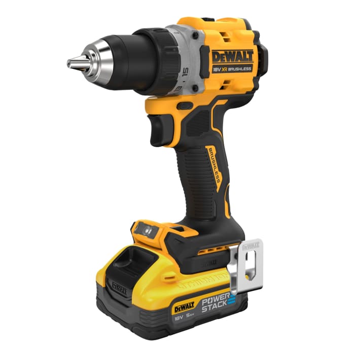 DeWALT XR POWERSTACK 18V Cordless Drill Driver | DeWALT | RS Components  India