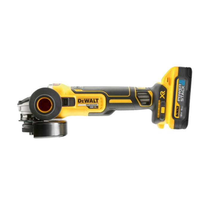 DeWALT DCG405H2T-QW 18V XR 125mm Cordless Angle Grinder, Euro Plug DeWALT  RS India