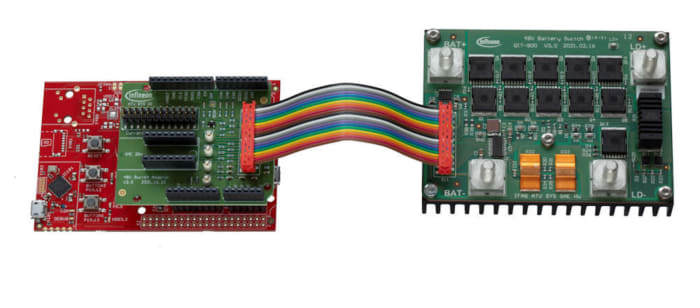R48VBATTSWITCH10TOBO1 Infineon | Placa de evaluación Funciones de ...