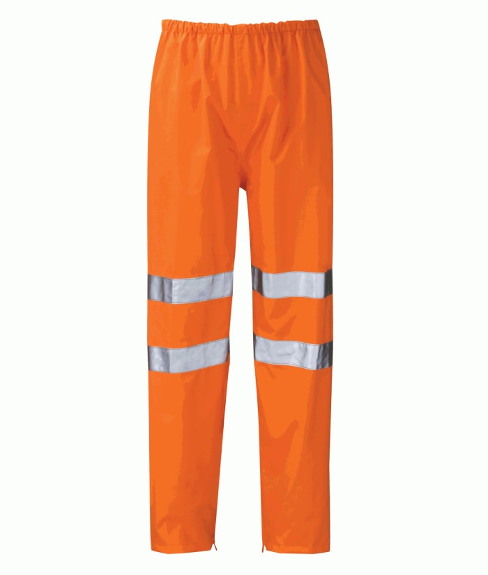 Orbit Orange Hi Vis Waterproof Hi Vis Trousers