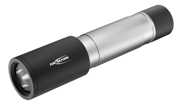 Lampe torche Ansmann LED non rechargeable, Noir/Argent, 315 lm, IPX4