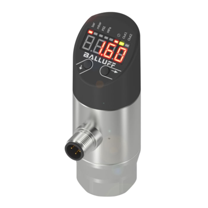 BALLUFF BSP Series Pressure Sensor, 20bar Min, 35bar Max, Analogue Output Output, Gauge Reading