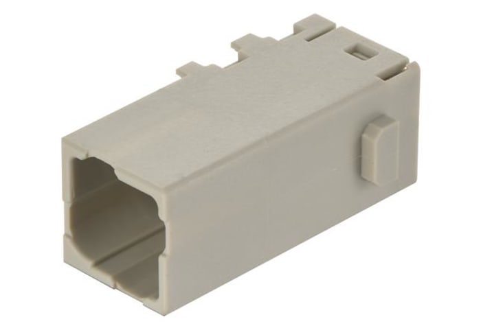 HARTING Crimp Connector Cube, 4 Way, 16A, Male, Han-Modular, Han-Domino, Cable Mount, 400 V