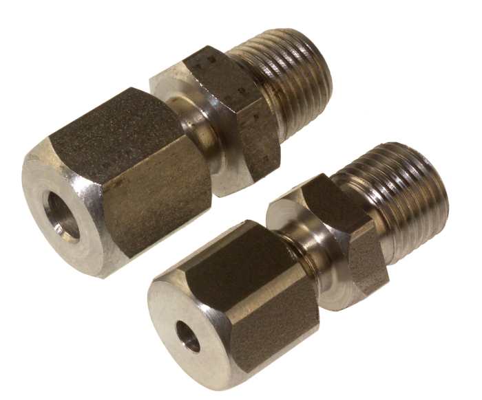 RS PRO, BSP Series Compression Fitting for Use with Thermocouple or PRT Probe, RoHS Standard