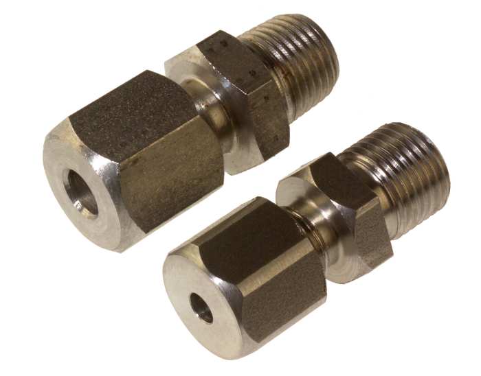 RS PRO, BSP Series Compression Fitting for Use with Thermocouple or PRT Probe, RoHS Standard
