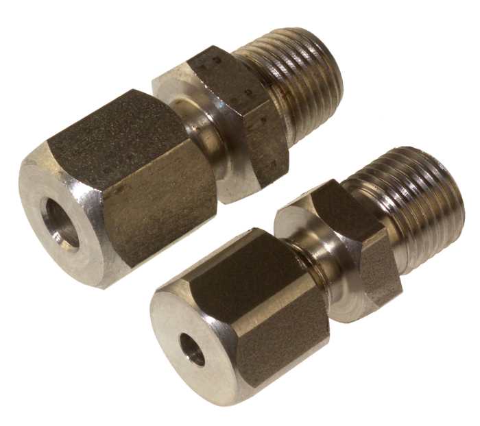 RS PRO, BSPT Series Compression Fitting for Use with Thermocouple or PRT Probe, RoHS Standard