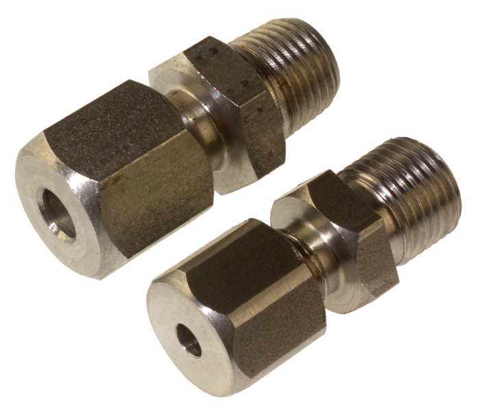 RS PRO, BSP Series Compression Fitting for Use with Thermocouple or PRT Probe, RoHS Standard
