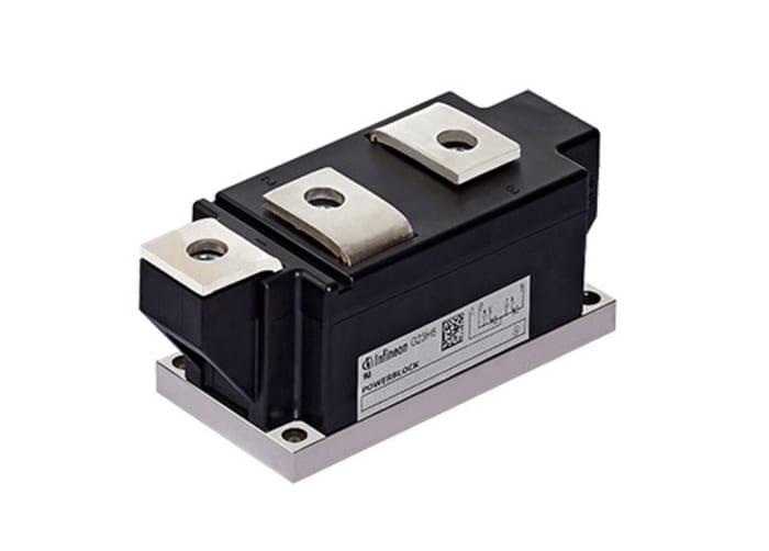 Infineon TT500N16KOFHPSA2, Dual Thyristor Module 1600V, 500A 250mA 900A