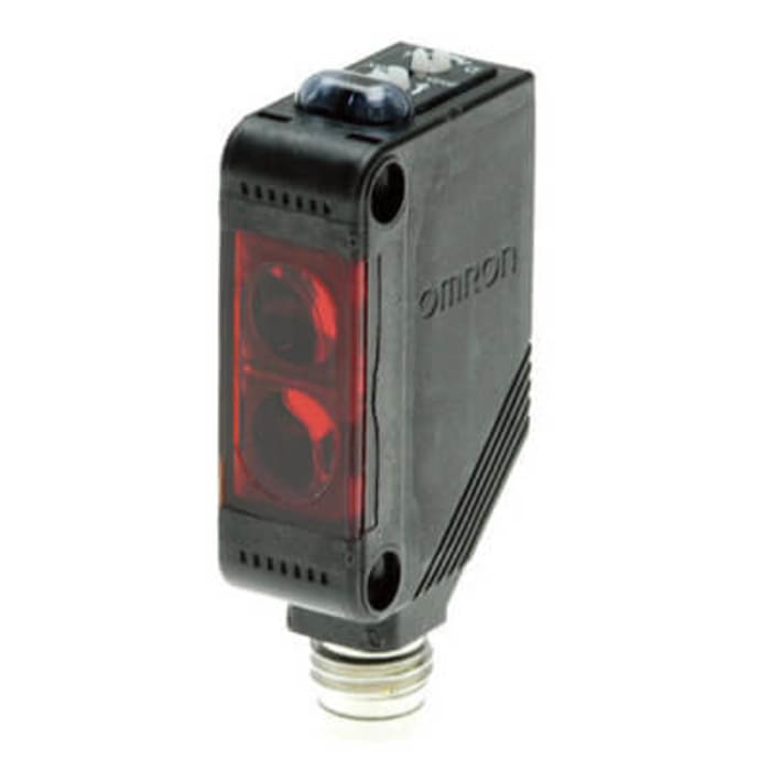 Omron Diffuse Photoelectric Sensor, Block Sensor, 90 mm Detection Range