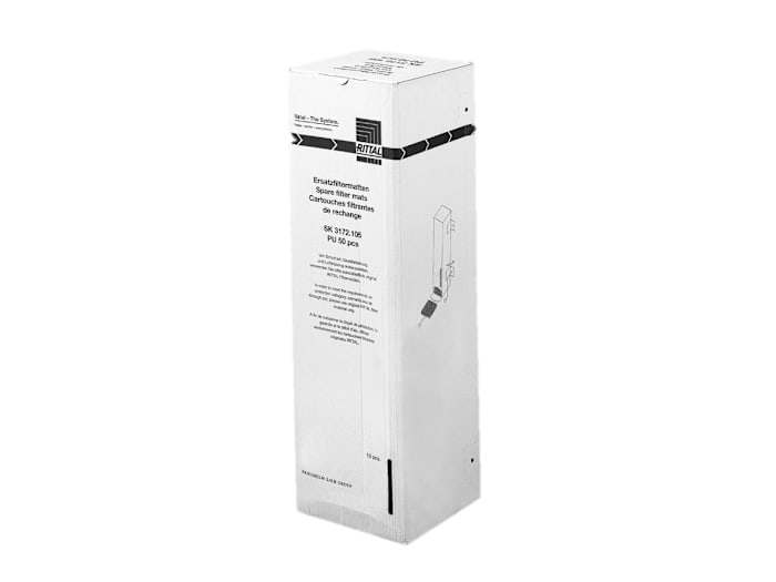 Filtro de ventilador Rittal de fibra química, dim. 221 x 221mm, para ventilador de 221 x 221mm