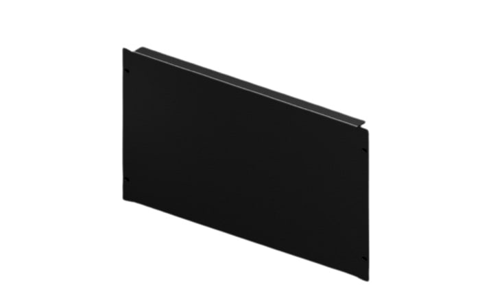 Rittal Black Steel Blanking Panel, 6U, 266 x 482.6mm