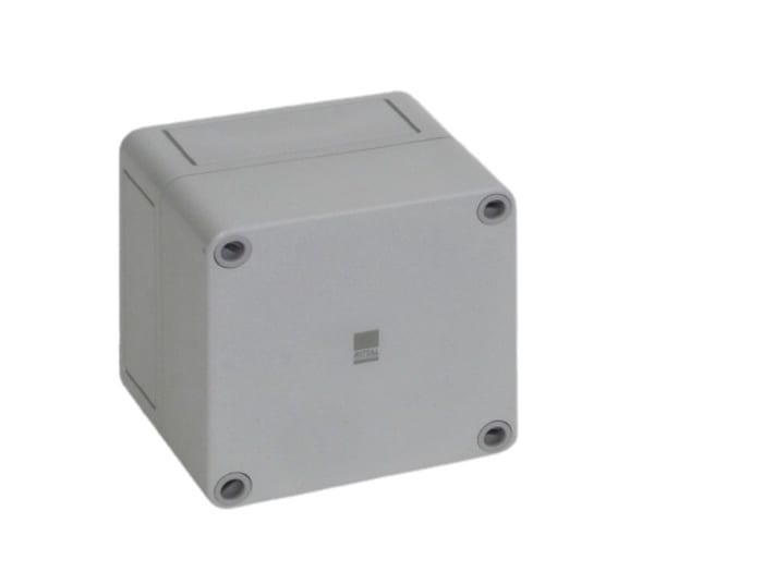 Rittal PK Series Polycarbonate Wall Box, IP66, 81 mm x 94 mm x 94 mm