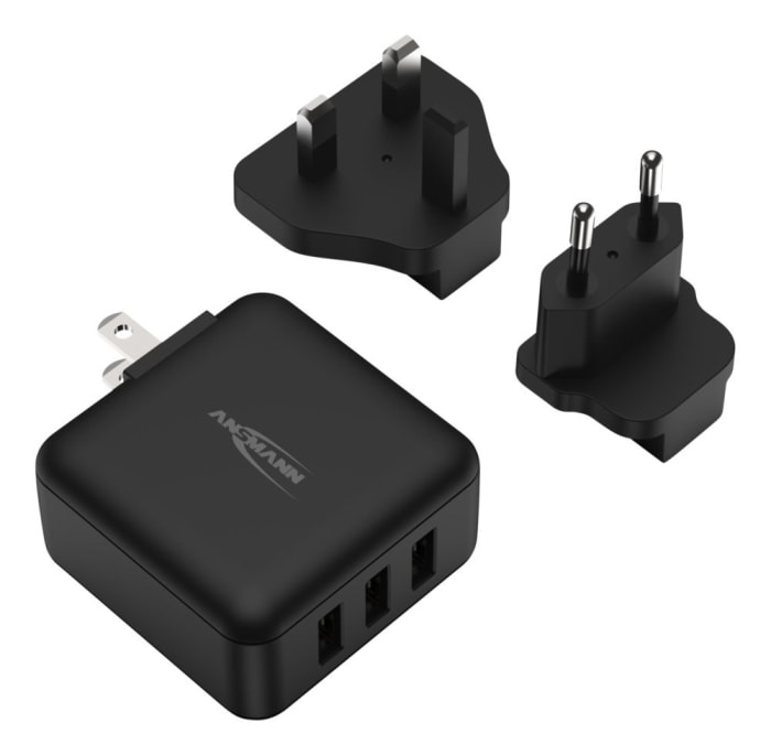 Ansmann 15W Plug-In AC/DC Adapter 5V dc Output, 3A Output