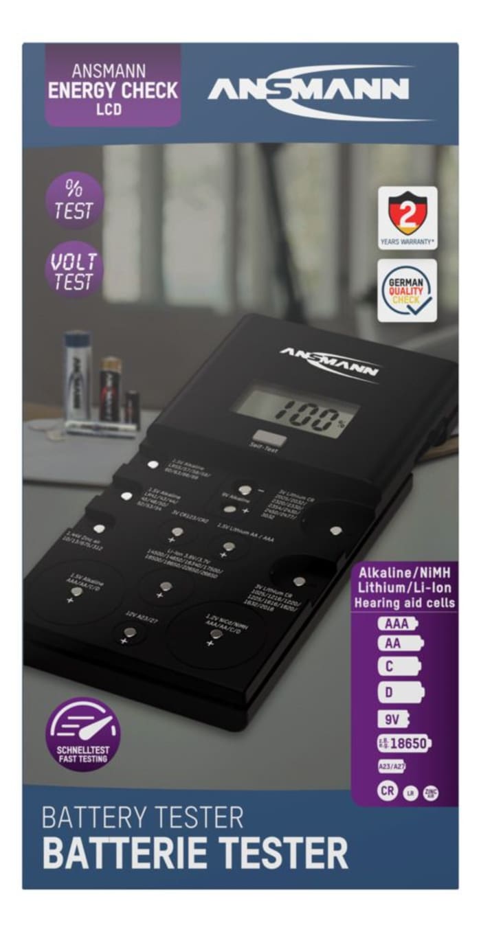 1900-0100-520 Ansmann | Ansmann 1900-0100-520 Battery Tester Energy ...