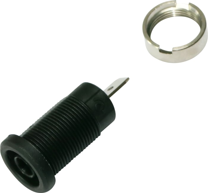 3274-I-N Electro PJP | Electro PJP Black Female Banana Socket, Plug-In ...