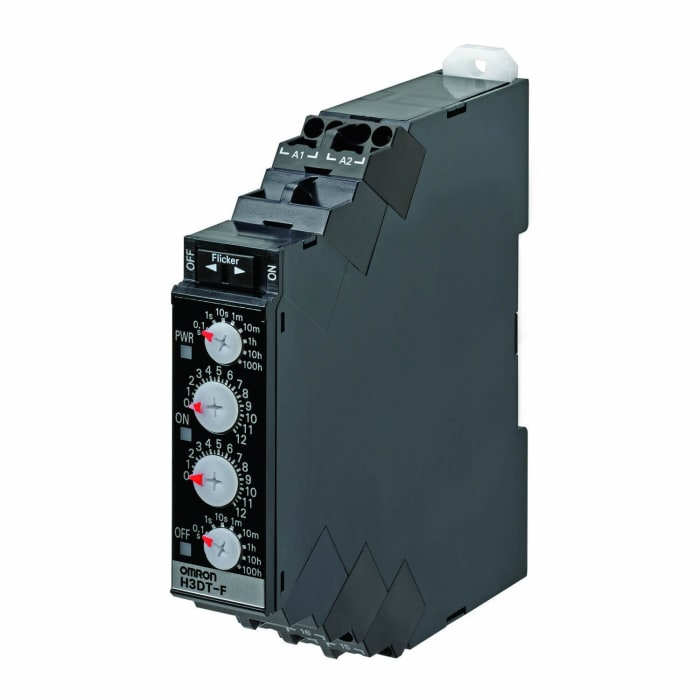 Omron DIN Rail Mount Timer Relay, 24-240V ac/dc, 2-Contact, 1 → 120s, 1-Function, SPDT