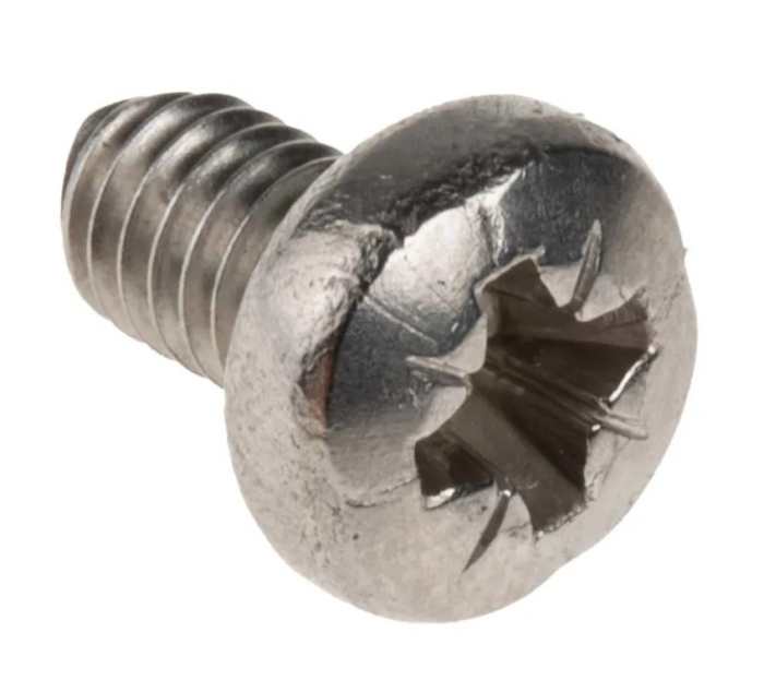 RS PRO Pozidriv Pan Stainless Steel Machine Screw 6 mm M4