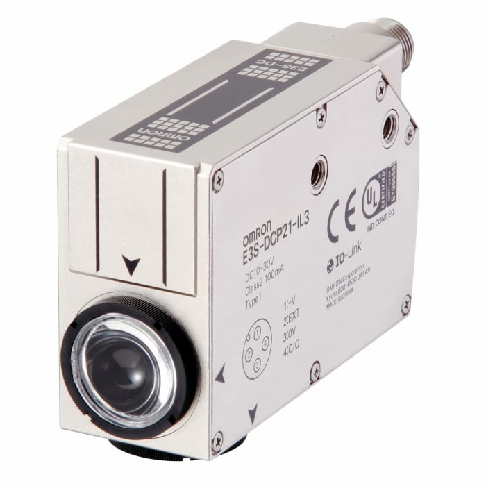 Omron Colour Sensors 10 +/- 3 mm, LED IO-Link V1.1, PNP, 100 mA, 10 → 30 V, IP67