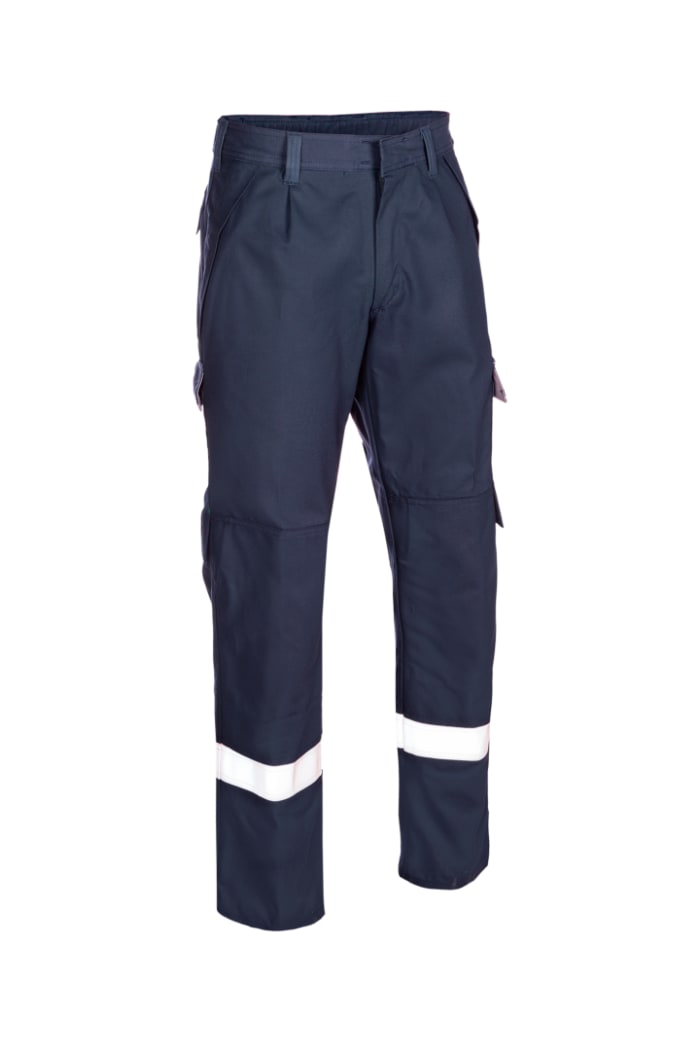 Sioen Uk Rumes 's Navy Trousers Anti-Static, Chemical Resistant, Flame Retardant, Waterproof, Size 38R 38in W