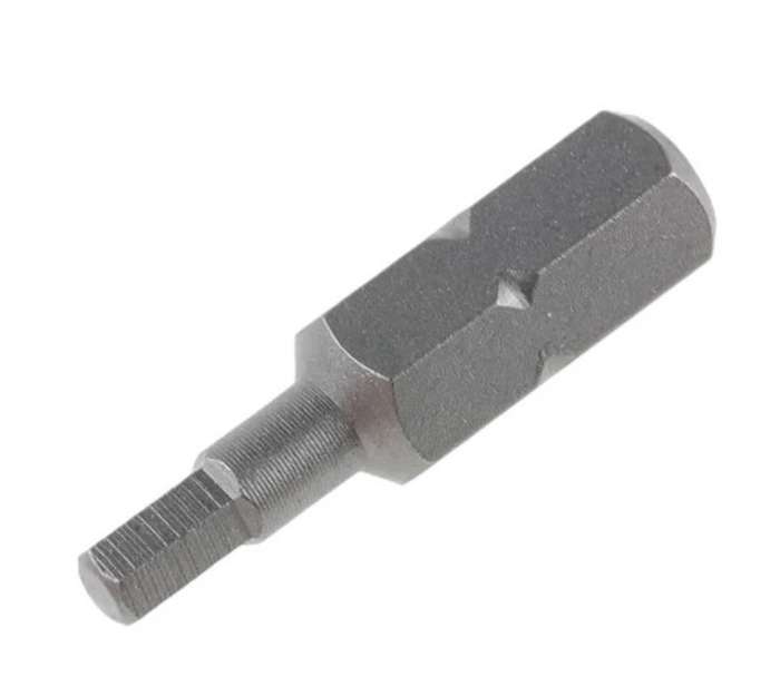 RS PRO Hex Screwdriver Bit, 1/4 in Tip, 3 mm Tip, Bi-Hexagon Drive, 25 mm Overall 10-Piece