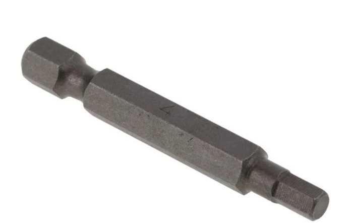 RS PRO Hex Driver Bit, 1/4 in Tip, 4 mm Tip, Hex Drive, 50 mm Overall 50-Piece