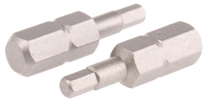 Juego de llaves de lóbulo hexagonales RS PRO, Hexagonal 1/4 in 3 mm de Acero de Cromo Molibdeno 25 mm, 50 piezas