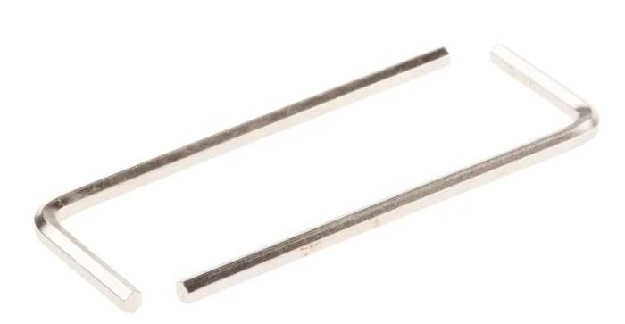 Juego de llaves hexagonales en L RS PRO de 50 piezas, métrica de 1.27mm