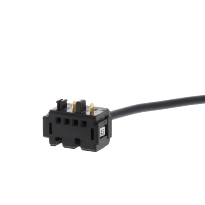 Omron, E3X Series Cable Connector, 2m Cable Length for Use with E3X and E3NX Amplifiers