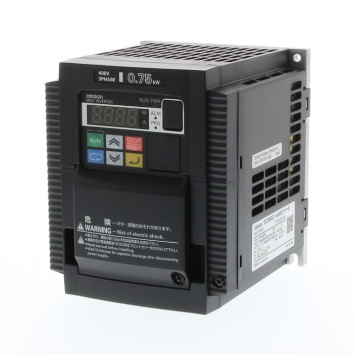 Omron Inverter Drive, 2.2 kW, 1 Phase, 200 V, 9.6 A, 3G3MX2 Series