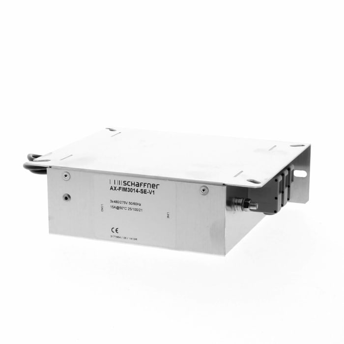 Filtro de suministro de alimentacion Omron, 14A, 400 V, Montaje en Panel, con terminales Pin de PC, Serie MX2, 3 Fases