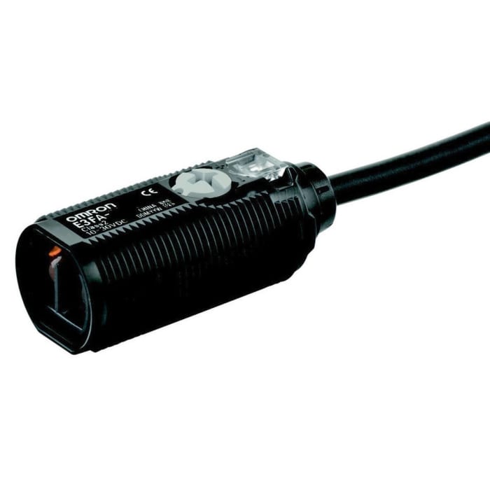 Fotoelektrický snímač 300 m Válcovitý DC, výstup: PNP Rozptýlené