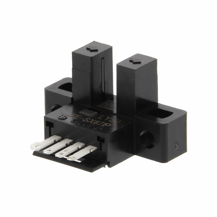 Omron Through Beam Photoelectric Sensor, L Shaped Sensor, 5 mm Detection Range