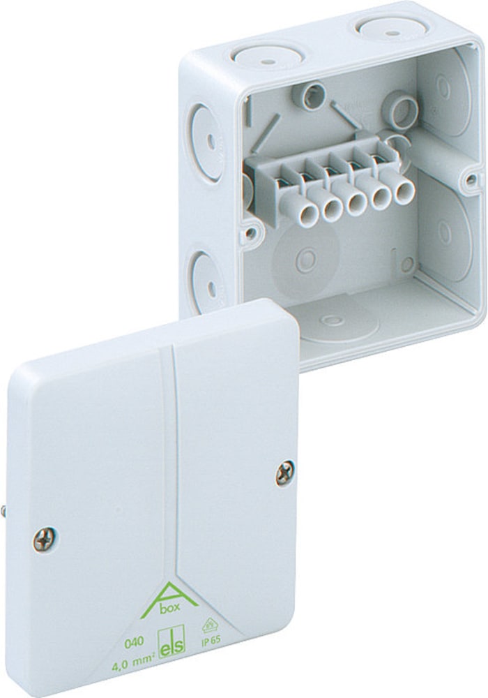 Boîte de jonction en Polystyrène 93 x 93 x 55mm, IP65