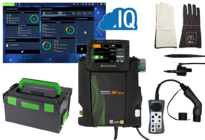 Gossen Metrawatt PROFiTEST MF TECH EVSE-Set Multifunction Tester, 600V , Earth Resistance Measurement With USB