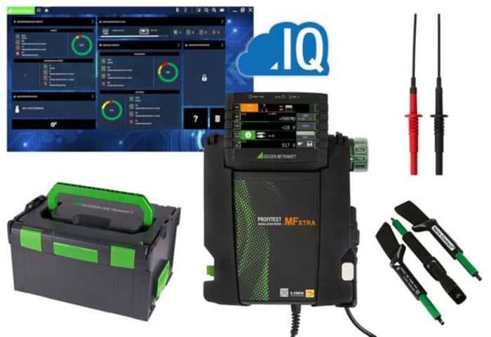 Gossen Metrawatt PROFiTEST MF XTRA Starter-Set Multifunction Tester, 600V , Earth Resistance Measurement With USB