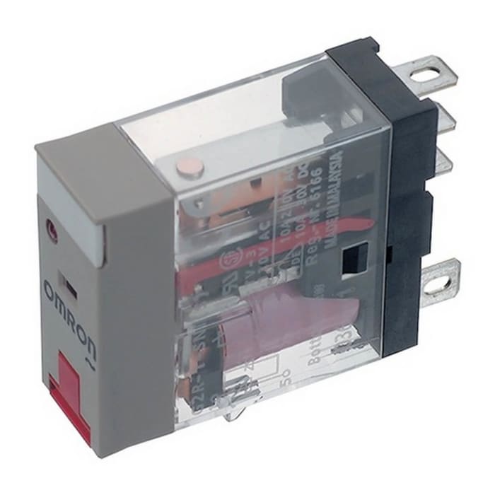 Relais de puissance Omron, 1 RT, bobine 24V c.a. Enfichable