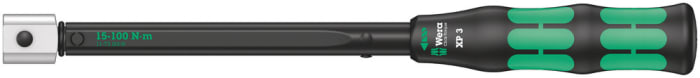 Wera Click-Torque XP 3 Click Torque Wrench, 15 → 100Nm, Square Drive