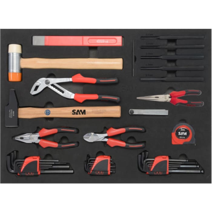 SAM Foam Tool Tray, inner Dimensions 54 x 41 x 5cm, W 410mm, L 540mm, H 50mm