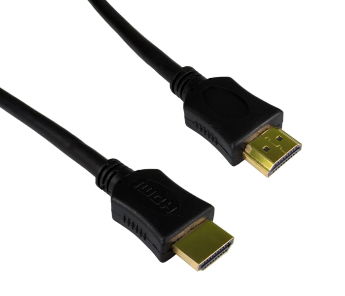 RS PRO 4K 60Hz HDMI 1.4 Male HDMI to Male HDMI Cable 1.5m