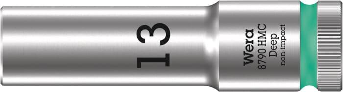 05004553001 Wera | Wera 1/2 in Drive 83mm Deep Socket, 6 point, 150 mm ...