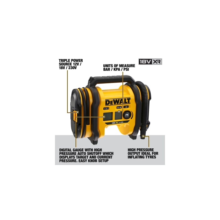 Dewalt tyre inflator 18v discount