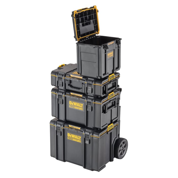 overskydende udendørs kjole DWST08035-3 DeWALT | DeWALT Tough System Tool Box, 365 x 262 x 375mm |  267-1545 | RS Components