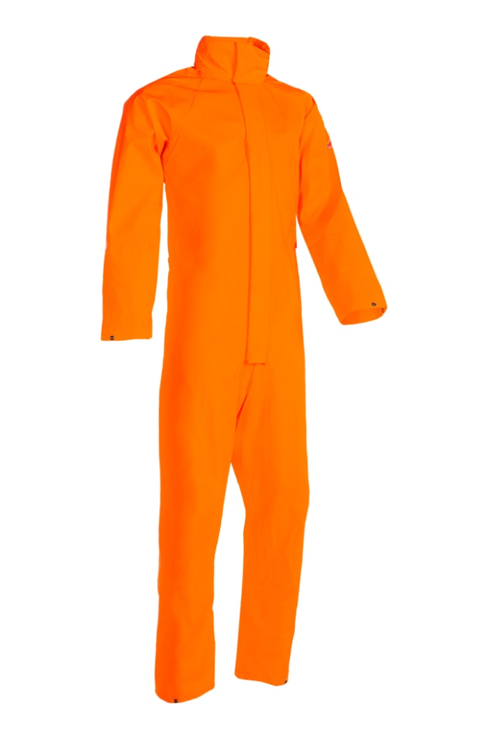 Sioen Uk Orange Coverall, EN 343:2019, EN 14605:2005, EN ISO 13688:2013, S