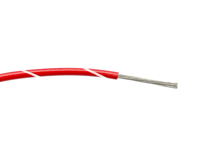 Fils de câblage RS PRO, 0.5mm², Rouge/Blanc, 100m, 1 000 V c.a.