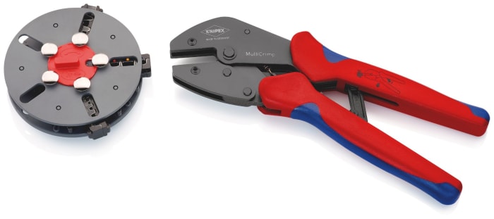 Knipex Hand Crimp Tool for Uninsulated Open Barrel Terminals