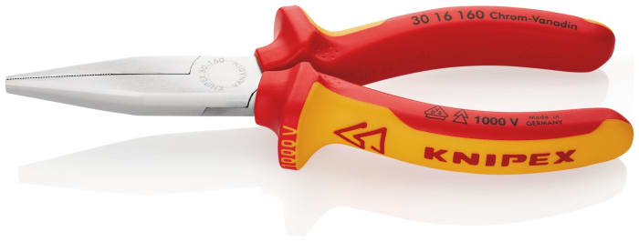 Pince à bec long Knipex, L. (hors tout) 170 mm, L. (mâchoire) 1.828125pouce