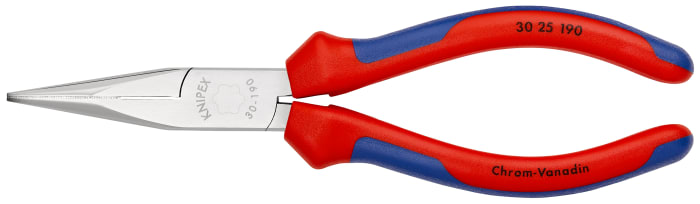 KNIPEX Long Nose Pliers With Cutter - Precision Tool With 12 AWG Stripping Hole