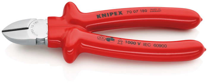 Knipex VDE/1000V Insulated Side Cutters