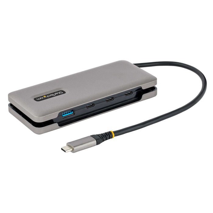 StarTech.com 4 Port USB 3.1 USB A, USB C USB C Hub, USB Powered, 13.5 x 6 x 2cm